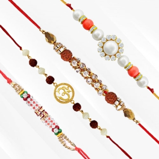 Pack of Four Beautiful Rakhies
