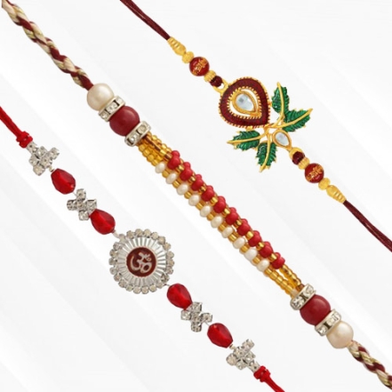 Pack of Three Decorative Rakhies