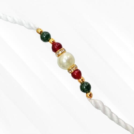 Decorative Pearl Rakhi