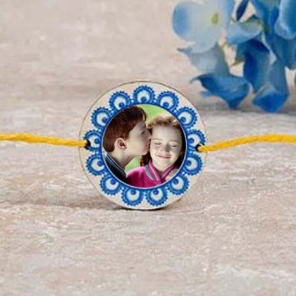 Lovely Custom Photo Printed Rakhi