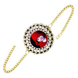 Photo Printed Chain Rakhi