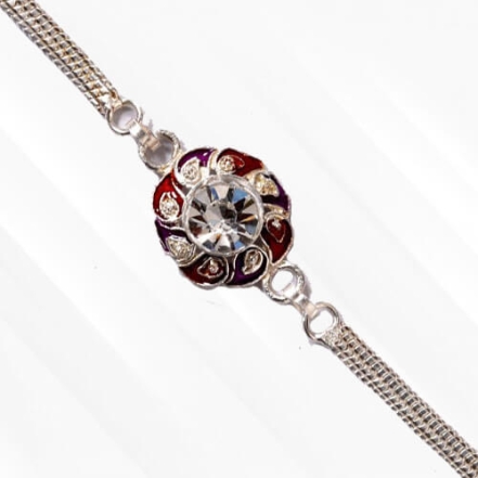 Silver Chain Religious Rakhi