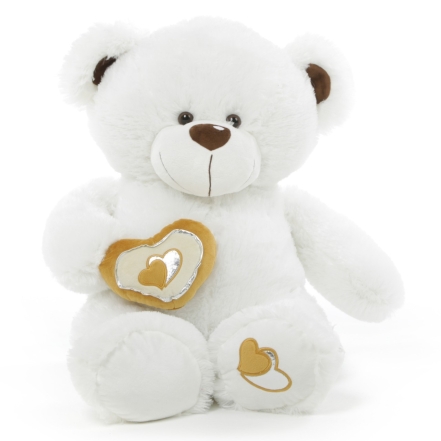 10 inch White Colour Teddy Bear