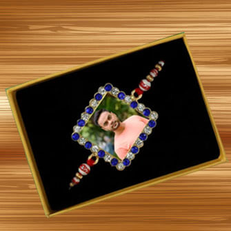 Ethnic photo rakhi